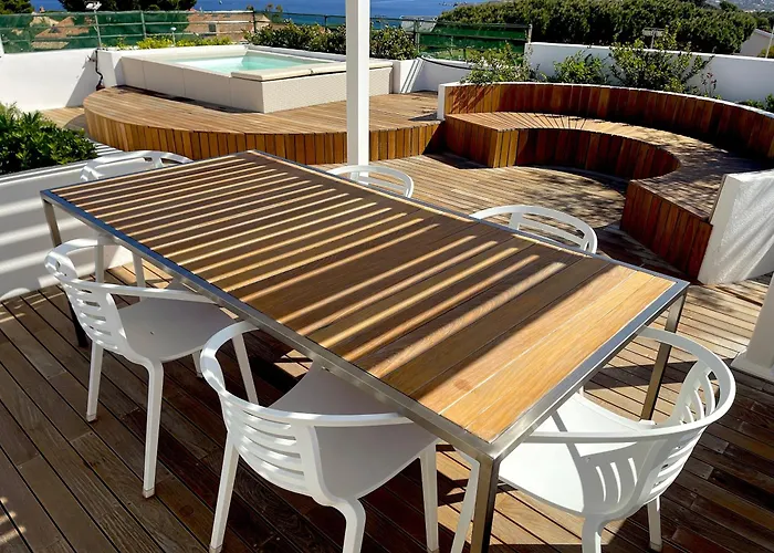 Like At - Boutique A6 Sea View, Private Terrace & Pool Daire *